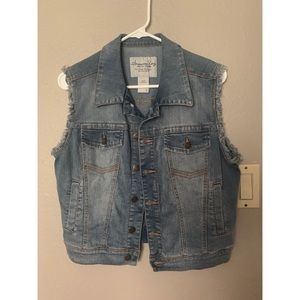 Sleeveless Denim Jacket